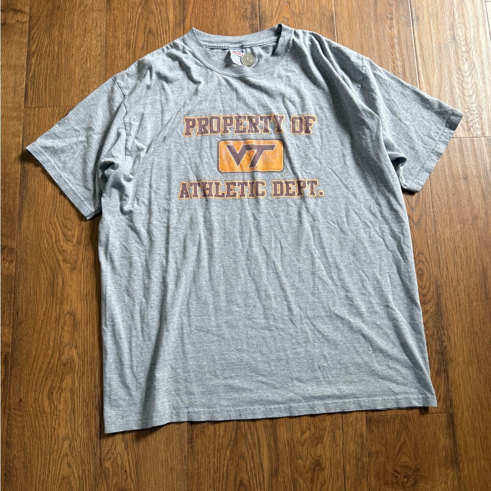Vintage Y2K Virginia Tech Athletic Dept Shirt